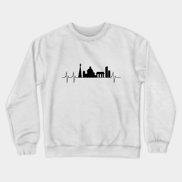 City pulse Crewneck Sweatshirt by DarkoRikalo86